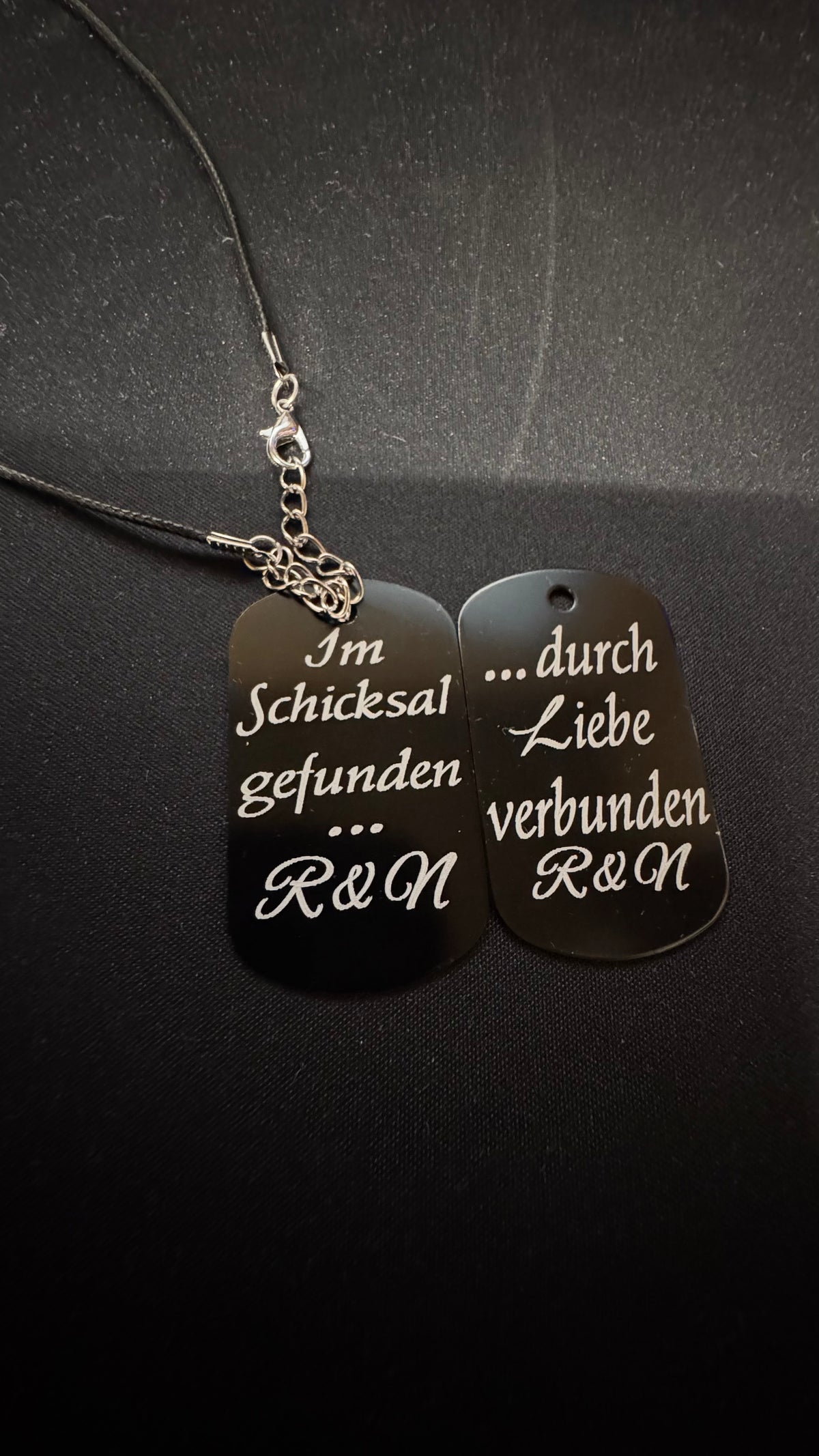 Dogtag Anhänger mit Spruch
